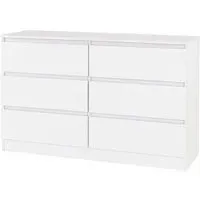 Mcgowan 6-Drawer Chest of Drawers - White