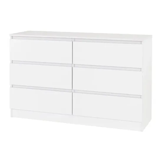 Mcgowan 6-Drawer Chest of Drawers - White