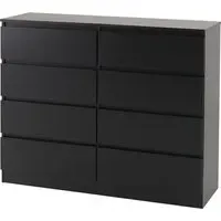 Mcgowan 8-Drawer Chest of Drawers - Black