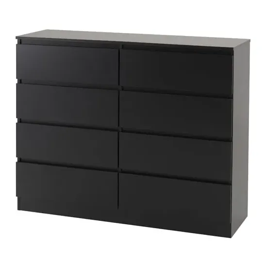 Mcgowan 8-Drawer Chest of Drawers - Black