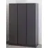 Mcgowen 3-Door Wardrobe - Grey