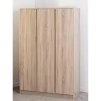 Mcgowen 3-Door Wardrobe - Sonoma Oak