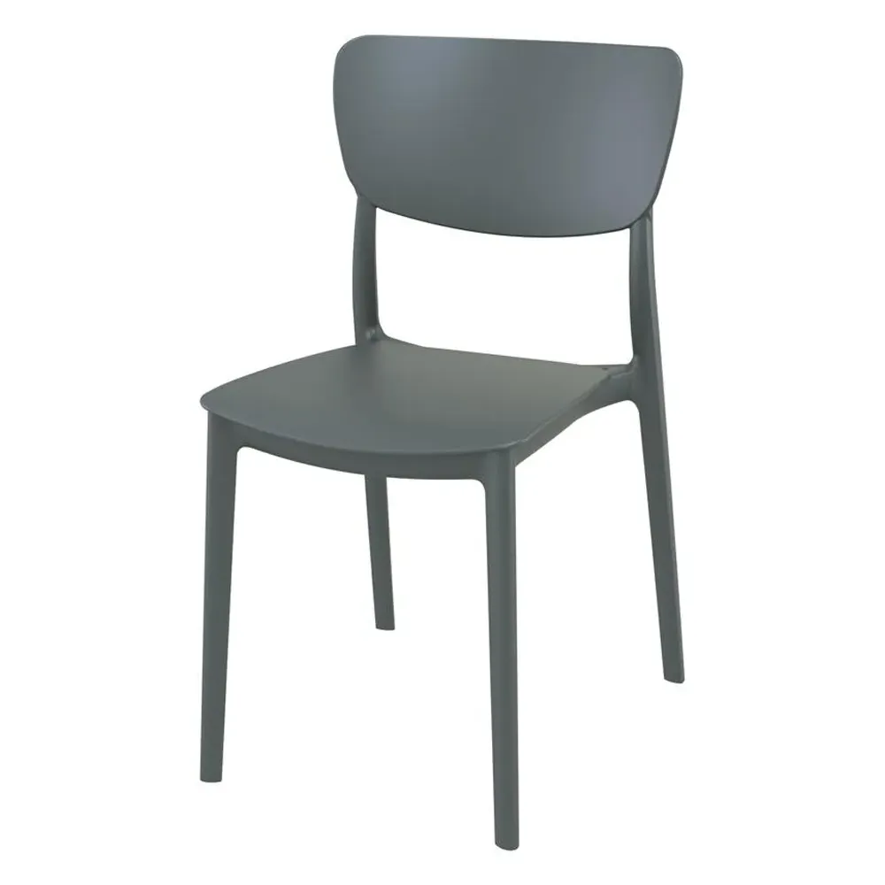 Mchenry Garden Side Chair - Dark Grey, Polypropylene image