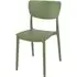 Mchenry Garden Side Chair - Olive Green, Polypropylene