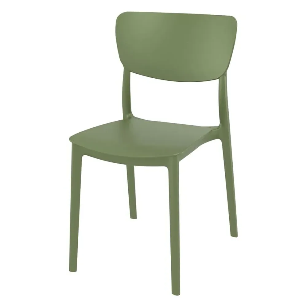 Mchenry Garden Side Chair - Olive Green, Polypropylene