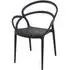 Mckinney Garden Armchair - Black, Polypropylene