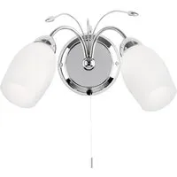 Meadow Wall Light - Chrome, Glass alternate view