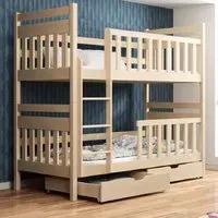 Meaford Bunk Bed with Storage - Pine, Wood