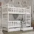 Meaford Bunk Bed with Storage - White, Wood
