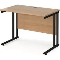 Mears 1000mm Cantilever Computer Desk - Beech