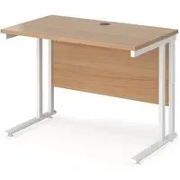 Mears 1000mm Cantilever Computer Desk - Beech