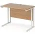 Mears 1000mm Cantilever Computer Desk - Beech