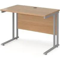 Mears 1000mm Cantilever Computer Desk - Beech