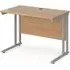 Mears 1000mm Cantilever Computer Desk - Beech