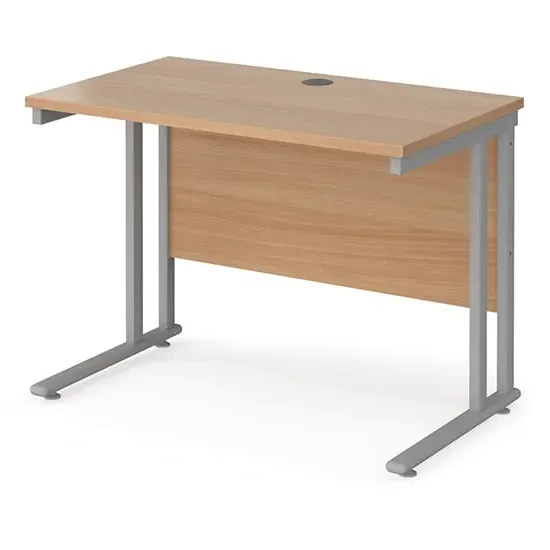 Mears 1000mm Cantilever Computer Desk - Beech