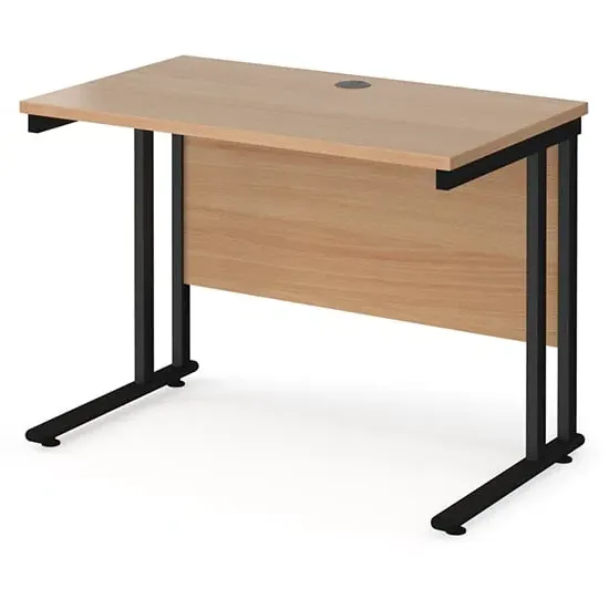 Mears 1000mm Cantilever Computer Desk - Beech image