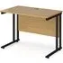 Mears 1000mm Cantilever Computer Desk - Oak