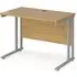 Mears 1000mm Cantilever Computer Desk - Oak