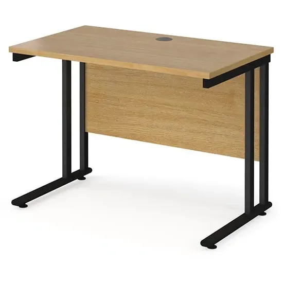 Mears 1000mm Cantilever Computer Desk - Oak