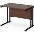 Mears 1000mm Cantilever Computer Desk - Walnut