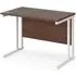 Mears 1000mm Cantilever Computer Desk - Walnut