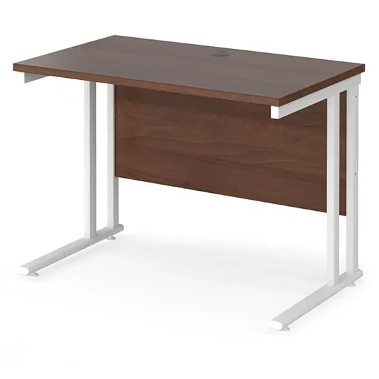 Mears 1000mm Cantilever Computer Desk - Walnut