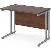 Mears 1000mm Cantilever Computer Desk - Walnut