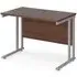 Mears 1000mm Cantilever Computer Desk - Walnut
