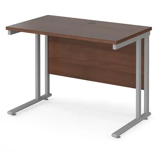 Mears 1000mm Cantilever Computer Desk - Walnut