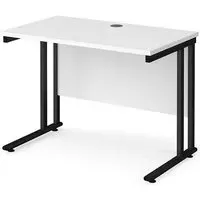Mears 1000mm Cantilever Computer Desk - White