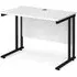 Mears 1000mm Cantilever Computer Desk - White