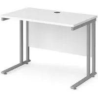 Mears 1000mm Cantilever Computer Desk - White