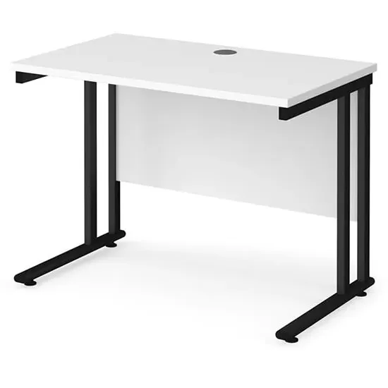 Mears 1000mm Cantilever Computer Desk - White