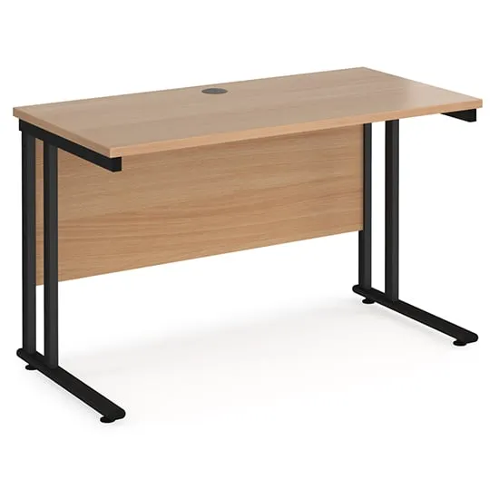 Mears 1200mm Cantilever Computer Desk - Beech image