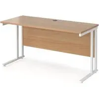 Mears 1400mm Cantilever Computer Desk - Beech