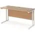 Mears 1400mm Cantilever Computer Desk - Beech