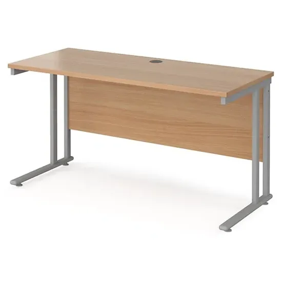 Mears 1400mm Cantilever Computer Desk - Beech
