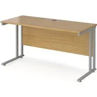 Mears 1400mm Cantilever Computer Desk - Oak