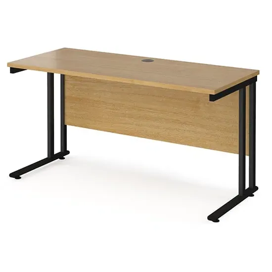 Mears 1400mm Cantilever Computer Desk - Oak