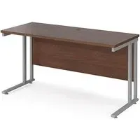 Mears 1400mm Cantilever Computer Desk - Walnut