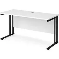 Mears 1400mm Cantilever Computer Desk - White
