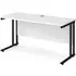 Mears 1400mm Cantilever Computer Desk - White