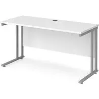 Mears 1400mm Cantilever Computer Desk - White