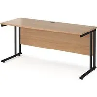 Mears 1600mm Cantilever Computer Desk - Beech