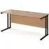Mears 1600mm Cantilever Computer Desk - Beech