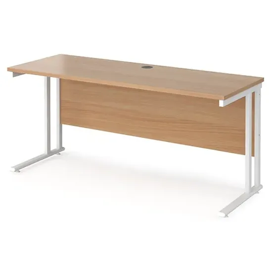 Mears 1600mm Cantilever Computer Desk - Beech