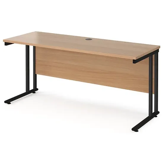 Mears 1600mm Cantilever Computer Desk - Beech image