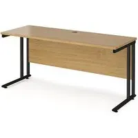 Mears 1600mm Cantilever Computer Desk - Oak