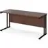 Mears 1600mm Cantilever Computer Desk - Walnut