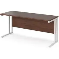Mears 1600mm Cantilever Computer Desk - Walnut
